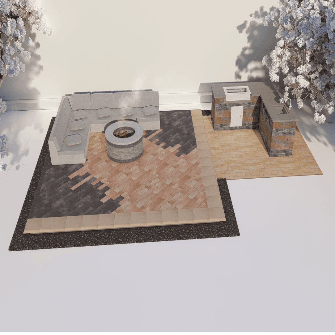 Outdoor Kitchen 4072 - 8.50 x 5.60 m